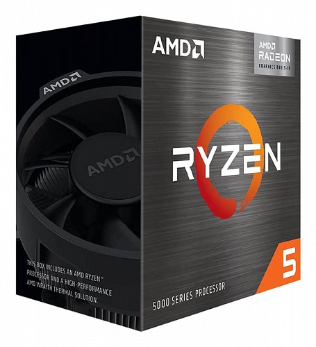 AMD CPU Ryzen 5 5600G, 3.9GHz, 6 Cores, AM4, 19MB, Wraith Stealth cooler 100-100000252BOX